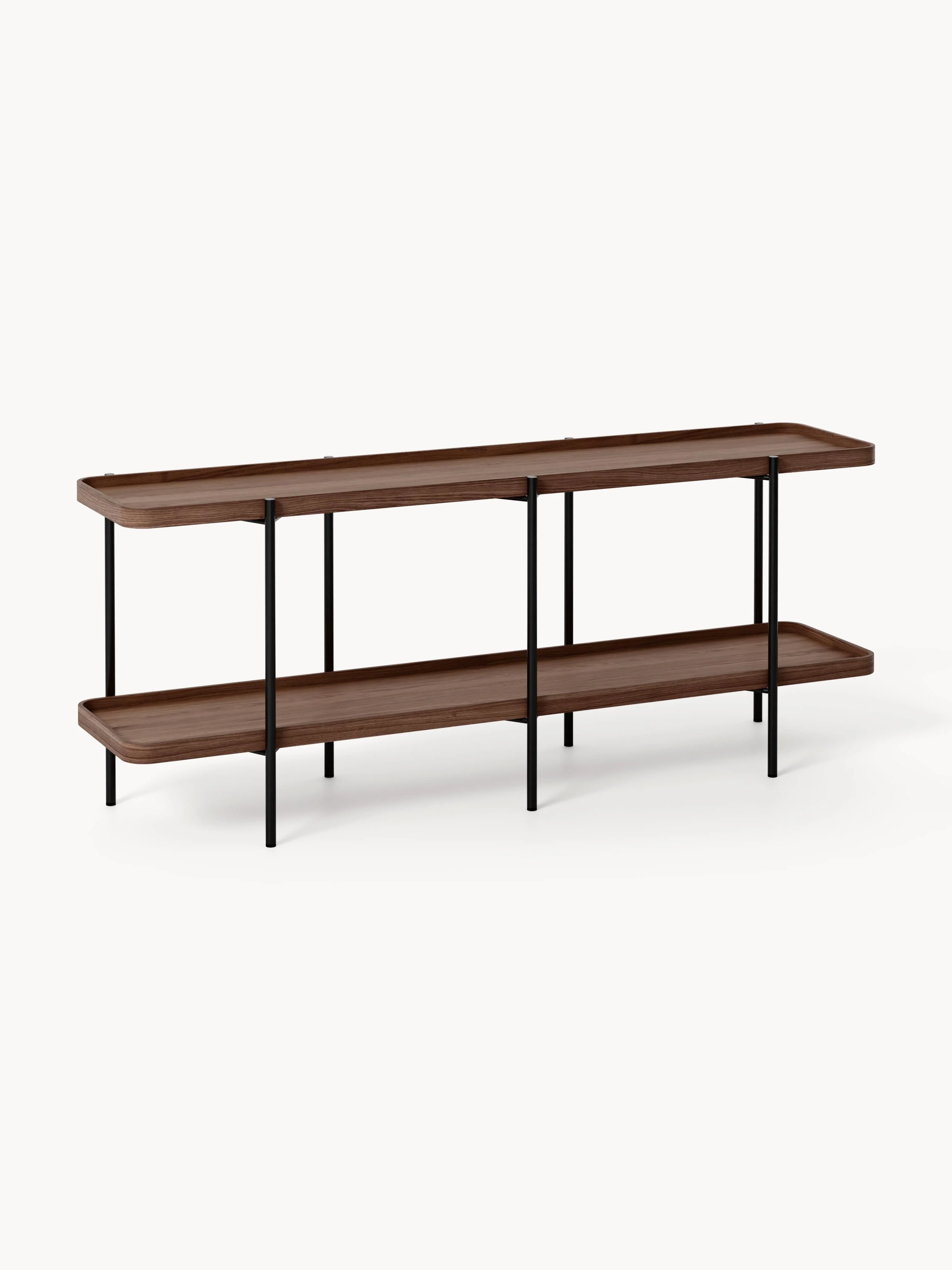 Niedriges Holz-Regal Renee