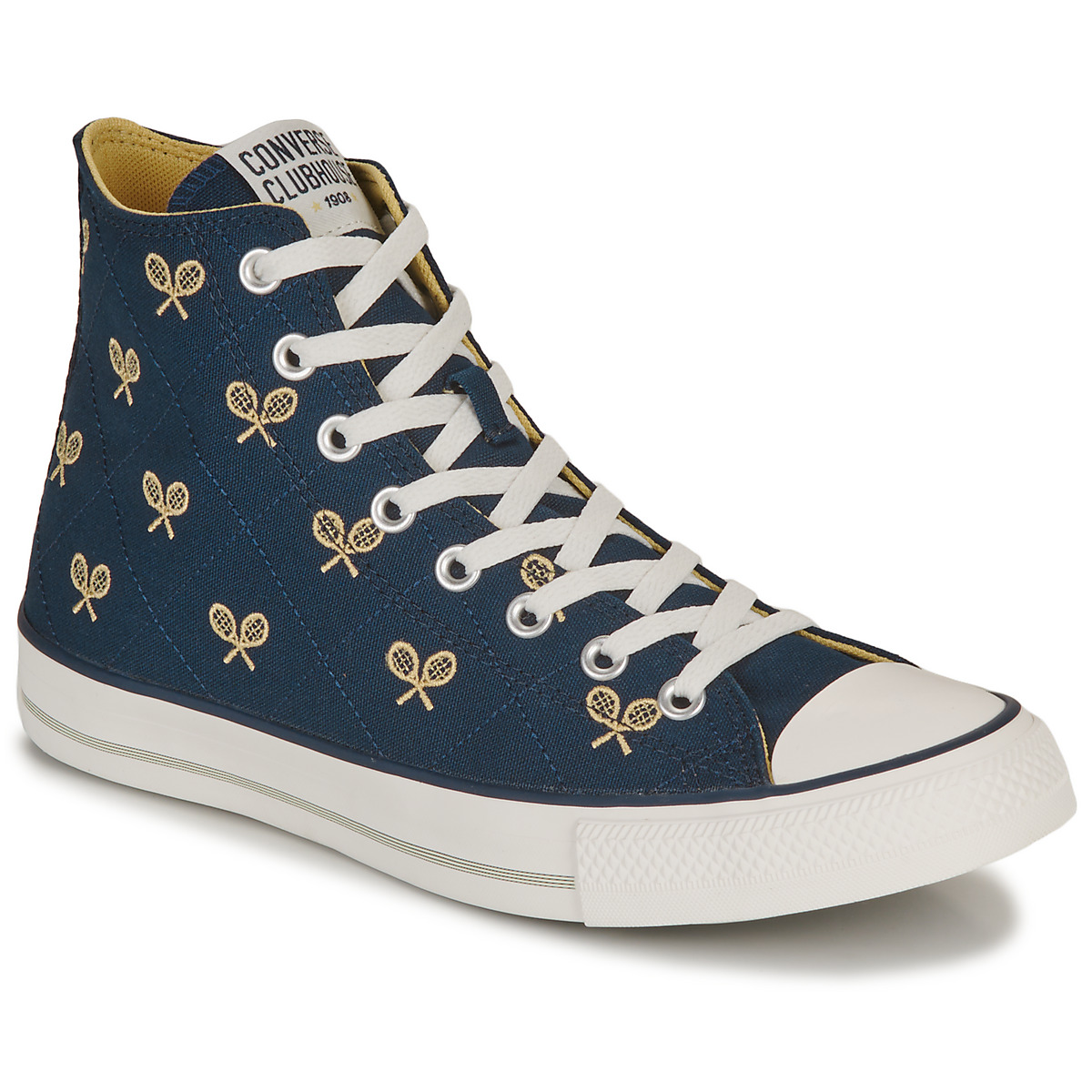 Converse - CHUCK TAYLOR ALL STAR-CONVERSE CLUBHOUSE - Marine / Yellow