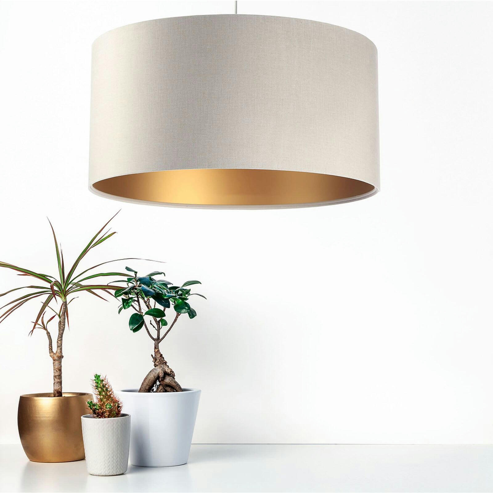 GLAM - Suspension Tissu Beige