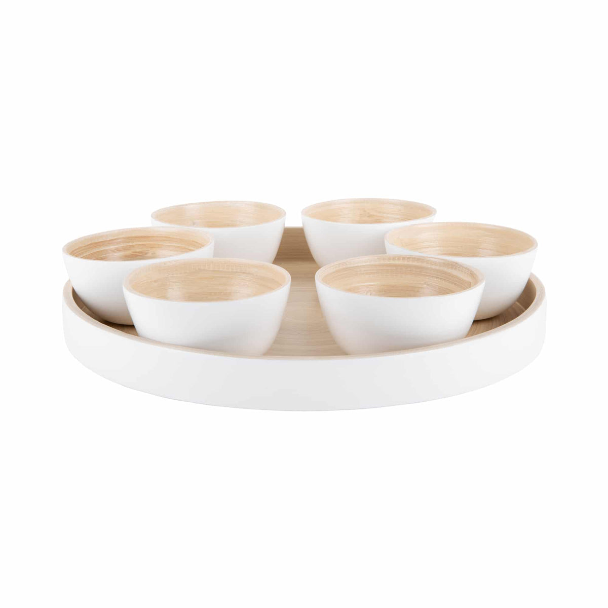 Present Time schaal Tray Puro Rond - wit - Ø32cm