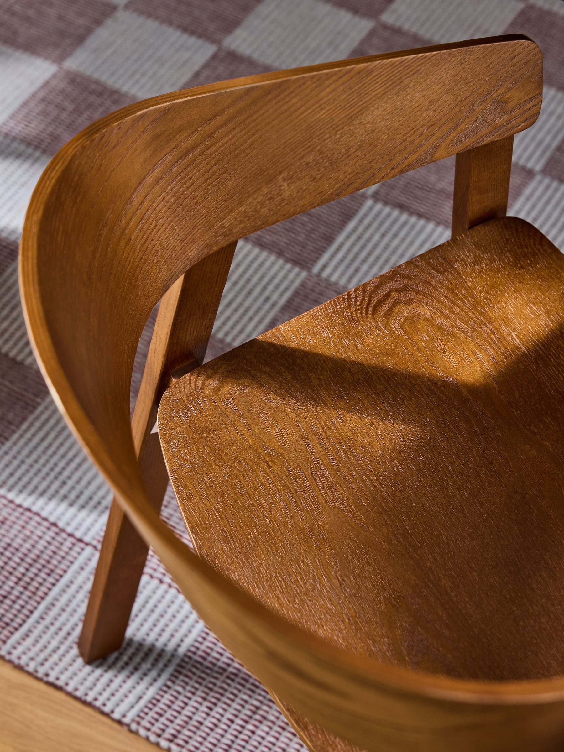 Set of 2 Aster Dining Chairs in Dark Stained Wood