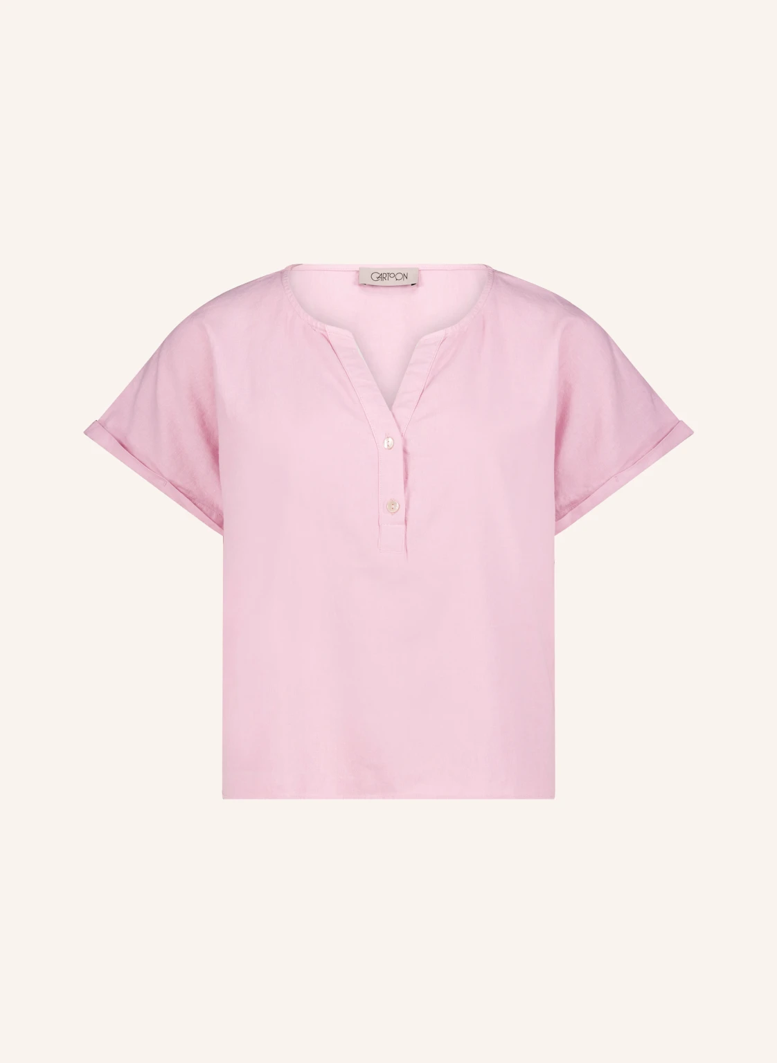 CARTOON Blusenshirt mit Leinen