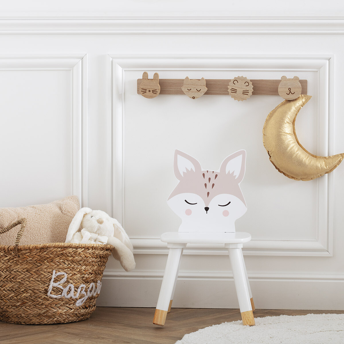 Kids chair "Fox" White