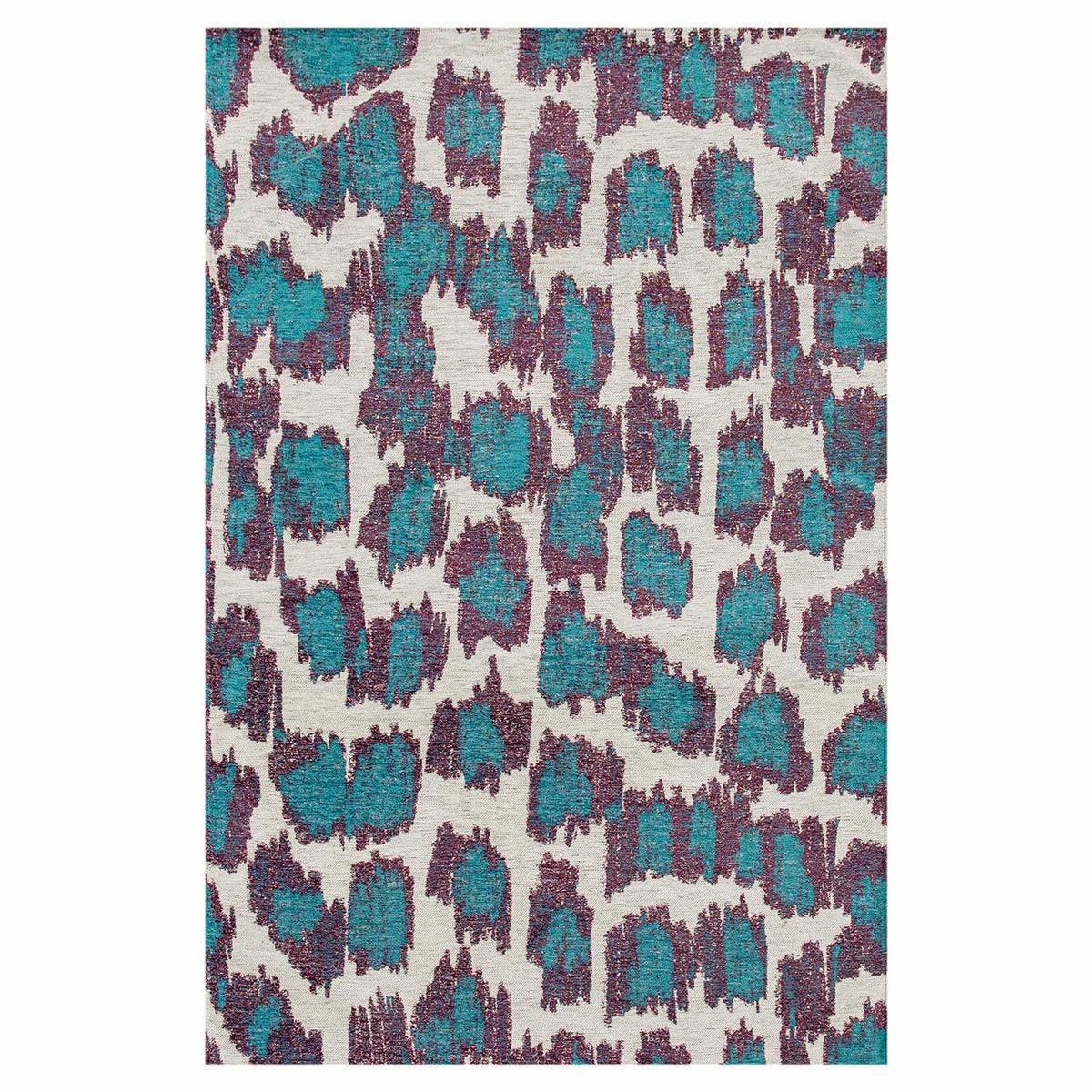 Lola&Moi vloerkleed Blue Duck - blauw - 140x200cm
