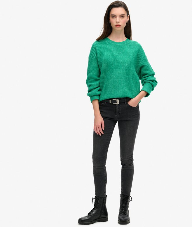 Brushed Crew Neck Jumper