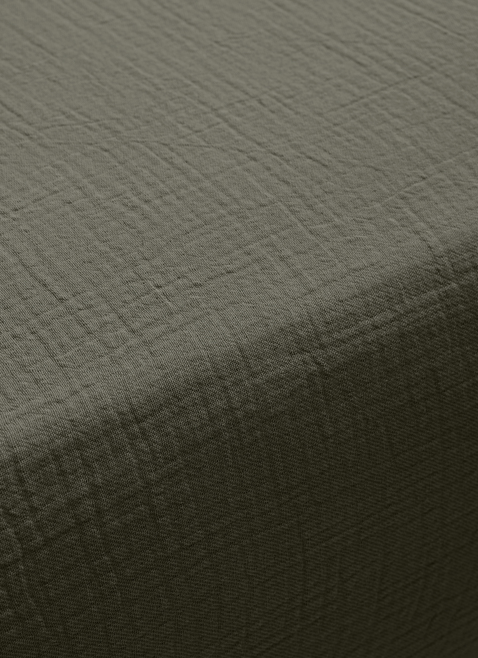 DRAP HOUSSE EN DOUBLE GAZE KAKI