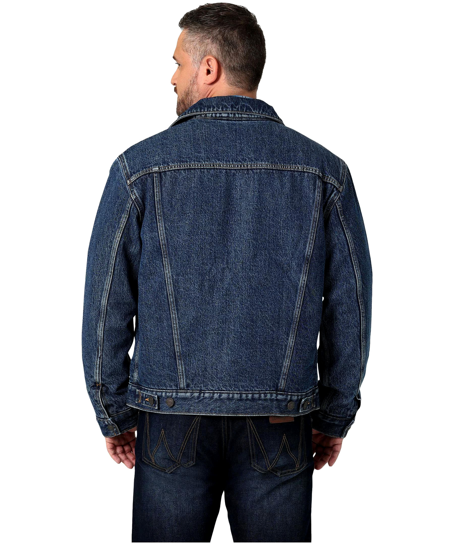 Wrangler Men's Sherpa Lined Denim Jacket