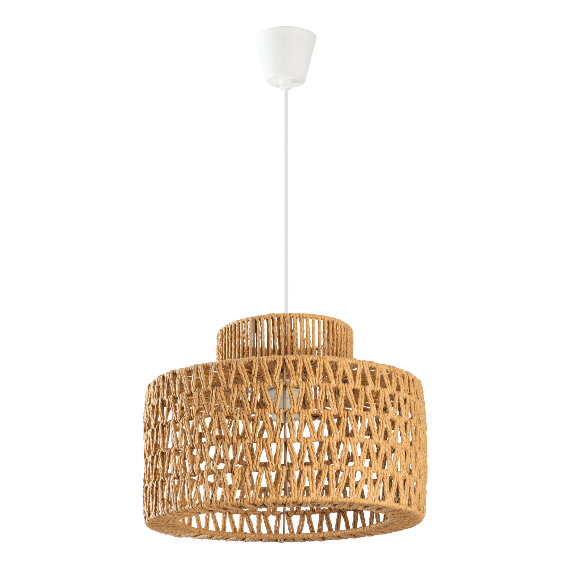 Lampa wisząca LightLogic LL ARILAS LAMP01 E27 66382 boho EKO papierowy