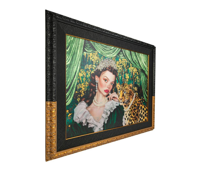 Obraz PEARLS LEOPARD 150 x 120 cm