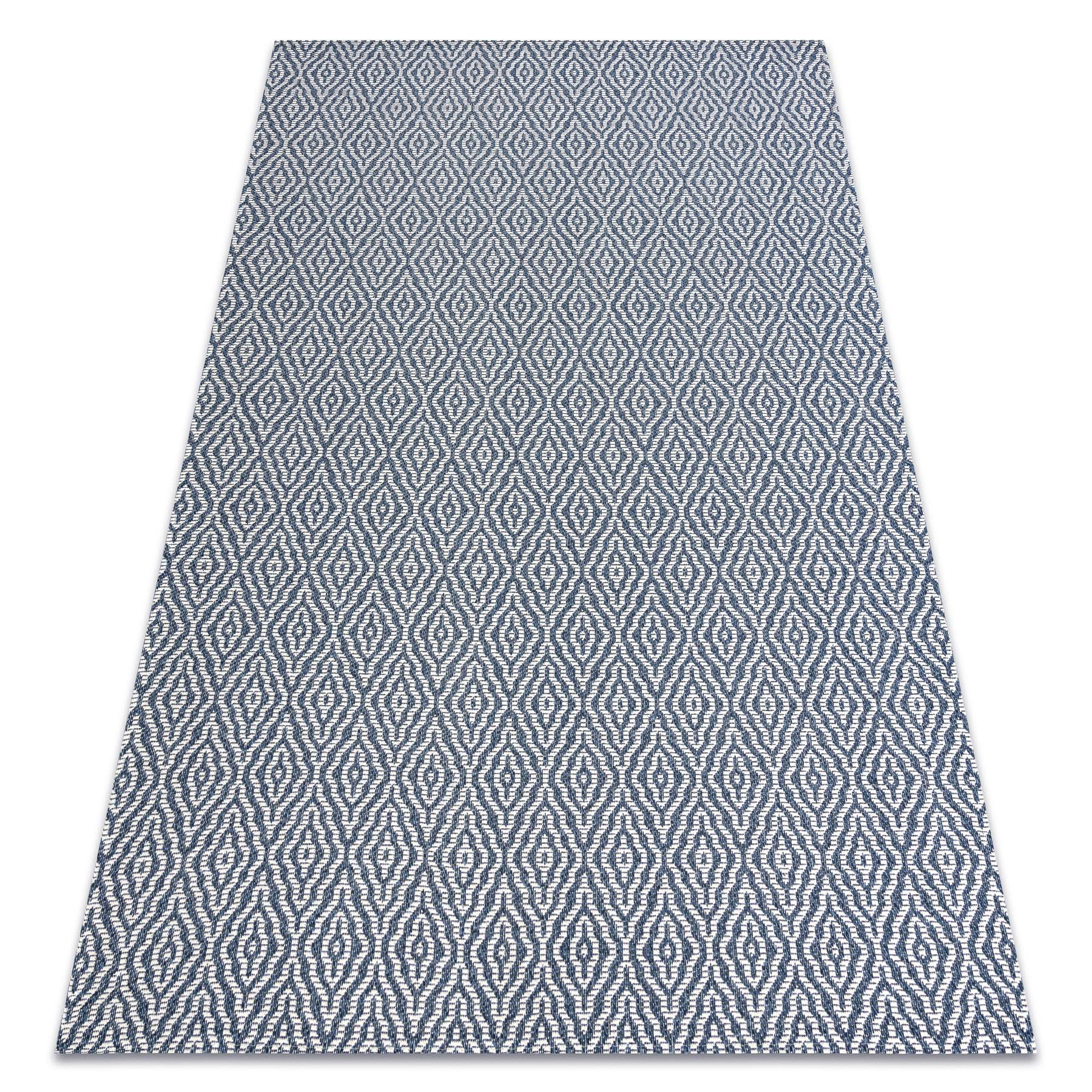 Dywan CASA Ekologiczny, EKO SIZAL Boho Romby 22084 granat / 133x190 cm