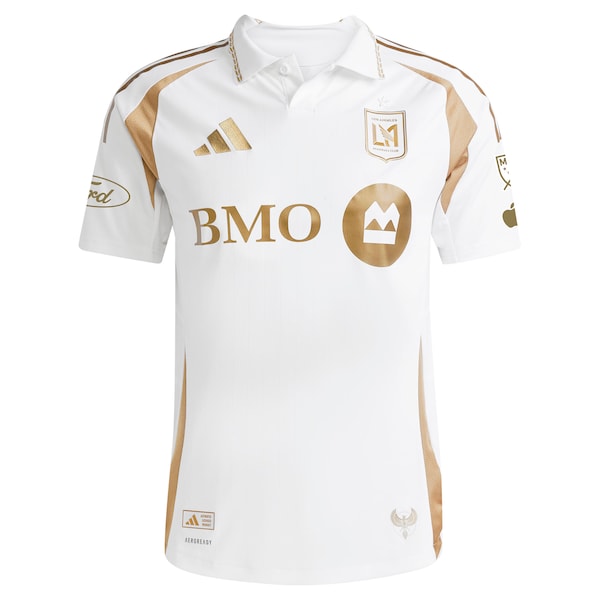 LAFC adidas 2025 Secondary Authentic Custom Jersey - White