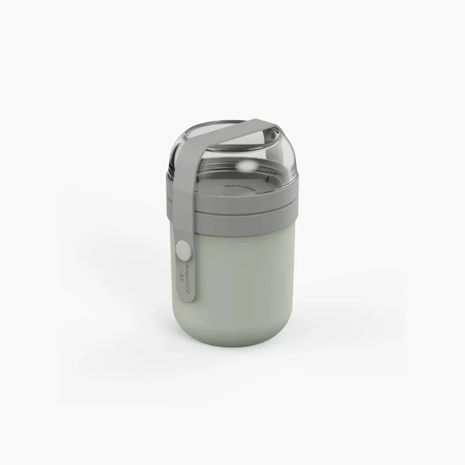 Lunchbox pojemnik na żywność BERGHOFF LEO 470 ml   180 ml zielony