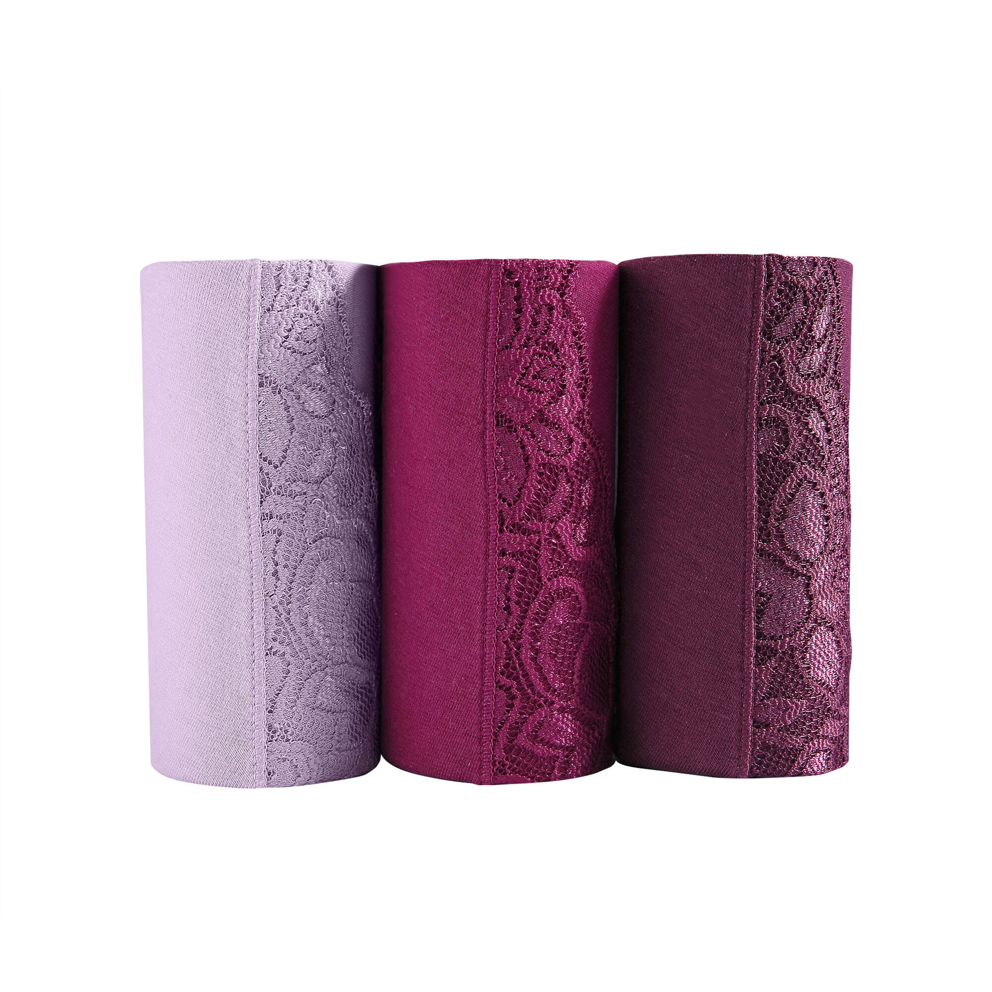 Culotte midi dentelle - lot de 3
