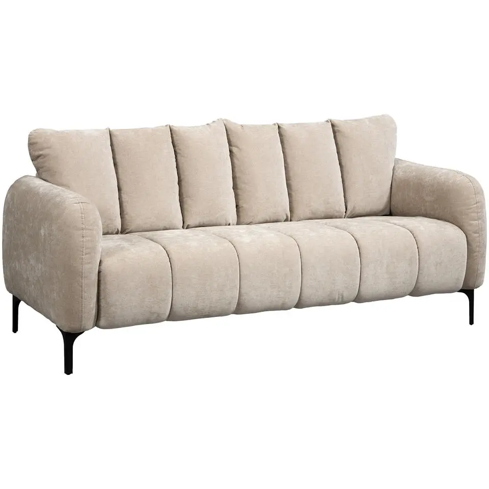 Bank Esmee 3-zits - stof Maloy - beige