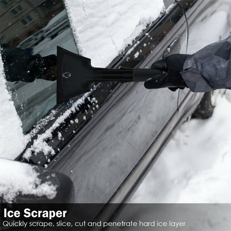 3 in 1 Snow Shovel Kit with Portable Snow Brush and Ice Scraper