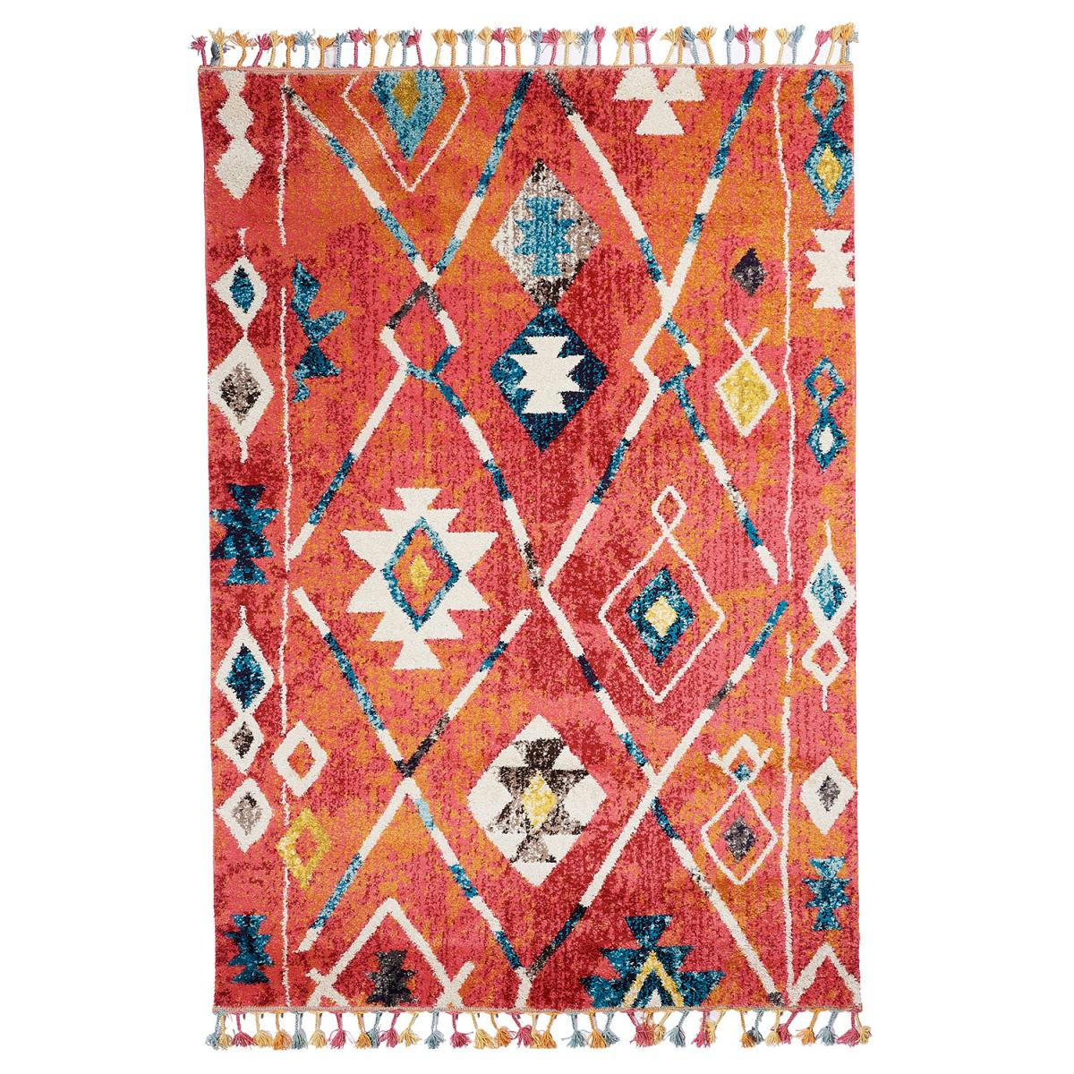 BERBER TRIBAL MK 02 - Tapis berbère style multicolore 40x60