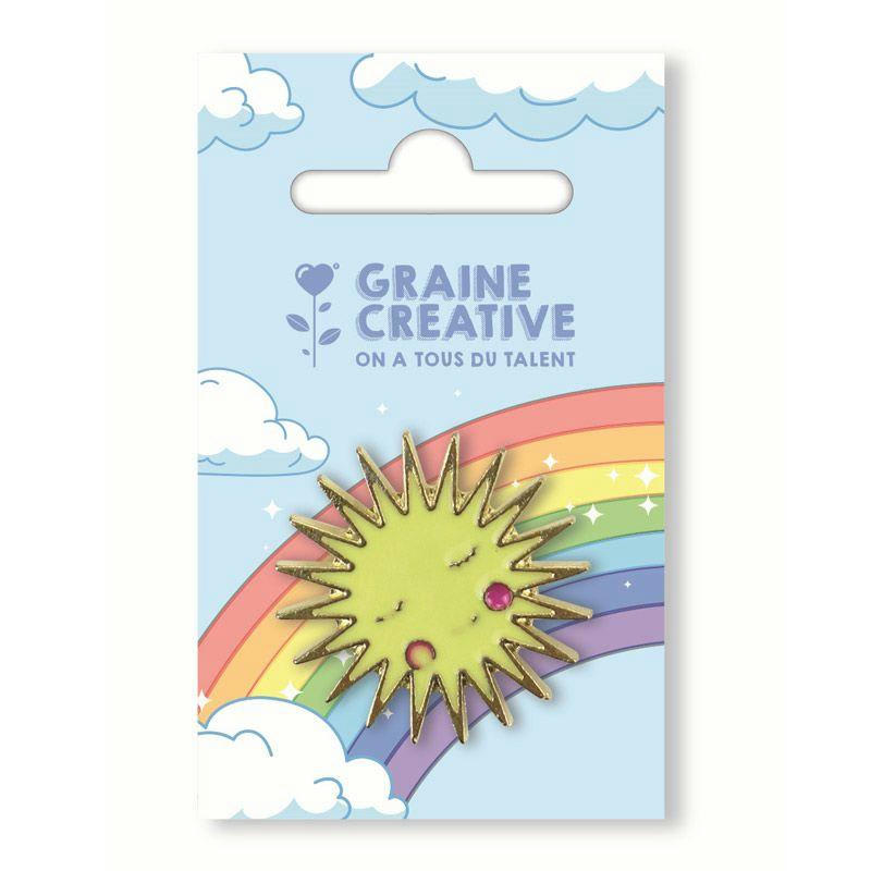 SOLEIL - Pin's en métal soleil