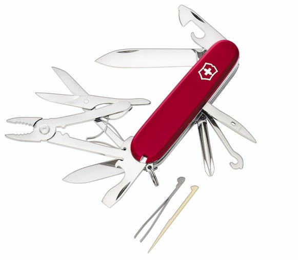 New Victorinox Deluxe Tinker Swiss Army Pocket Knife - 17 Functions