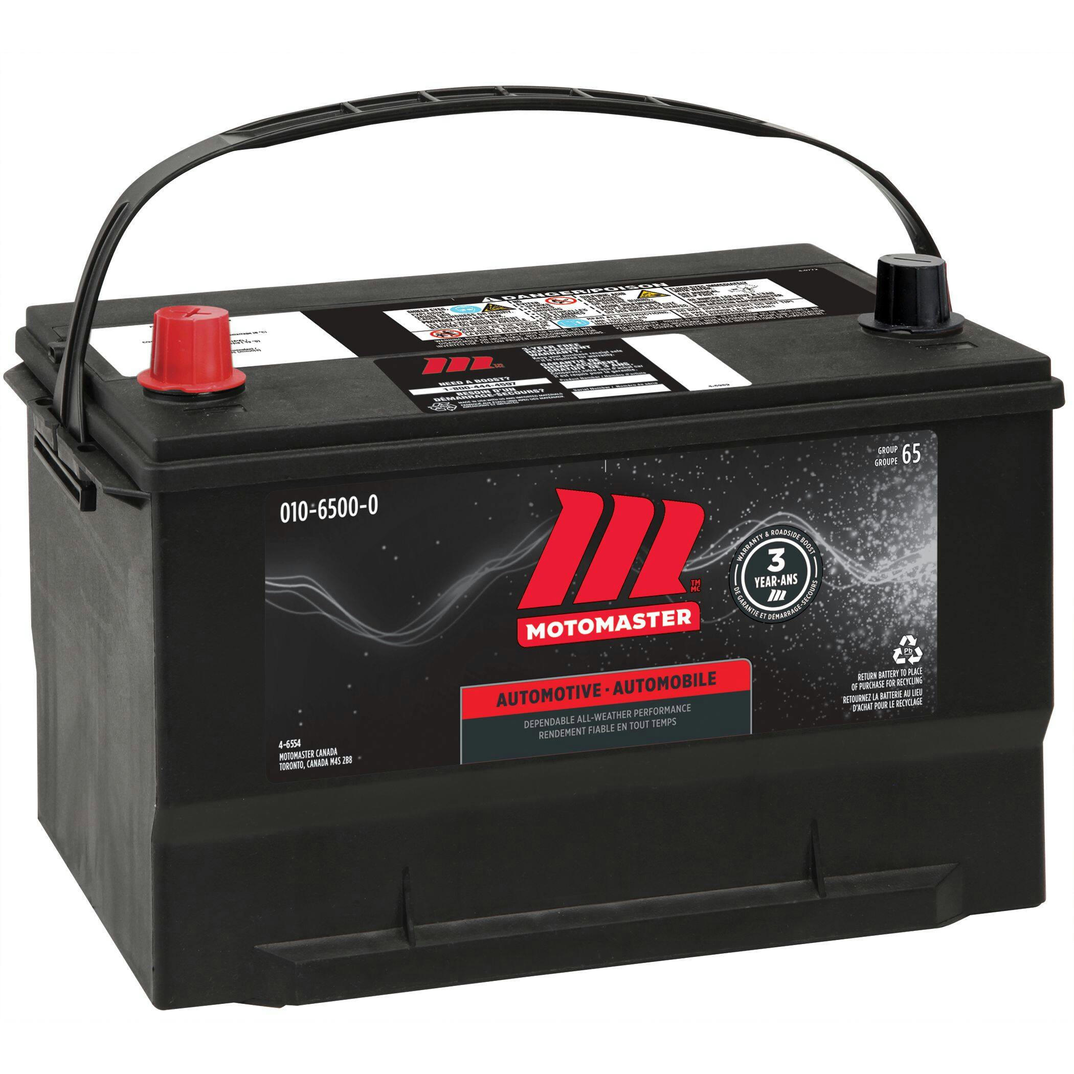 MOTOMASTER Group Size 65 Battery, 850 CCA