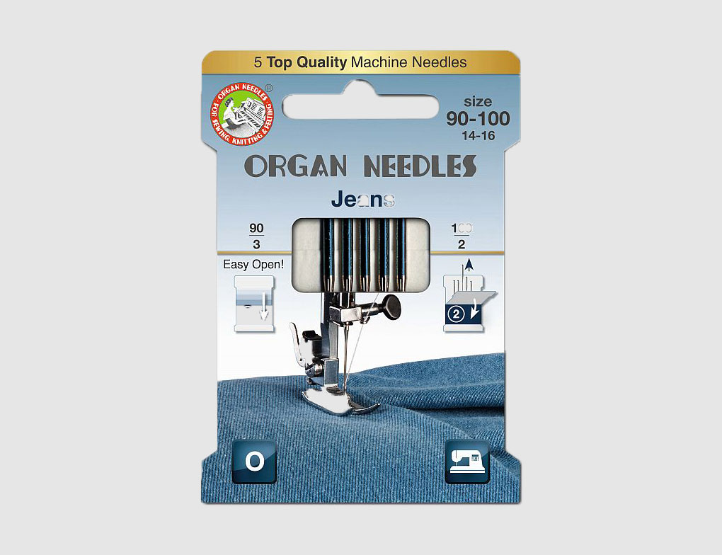 ORGAN Nähmaschinennadeln Jeans