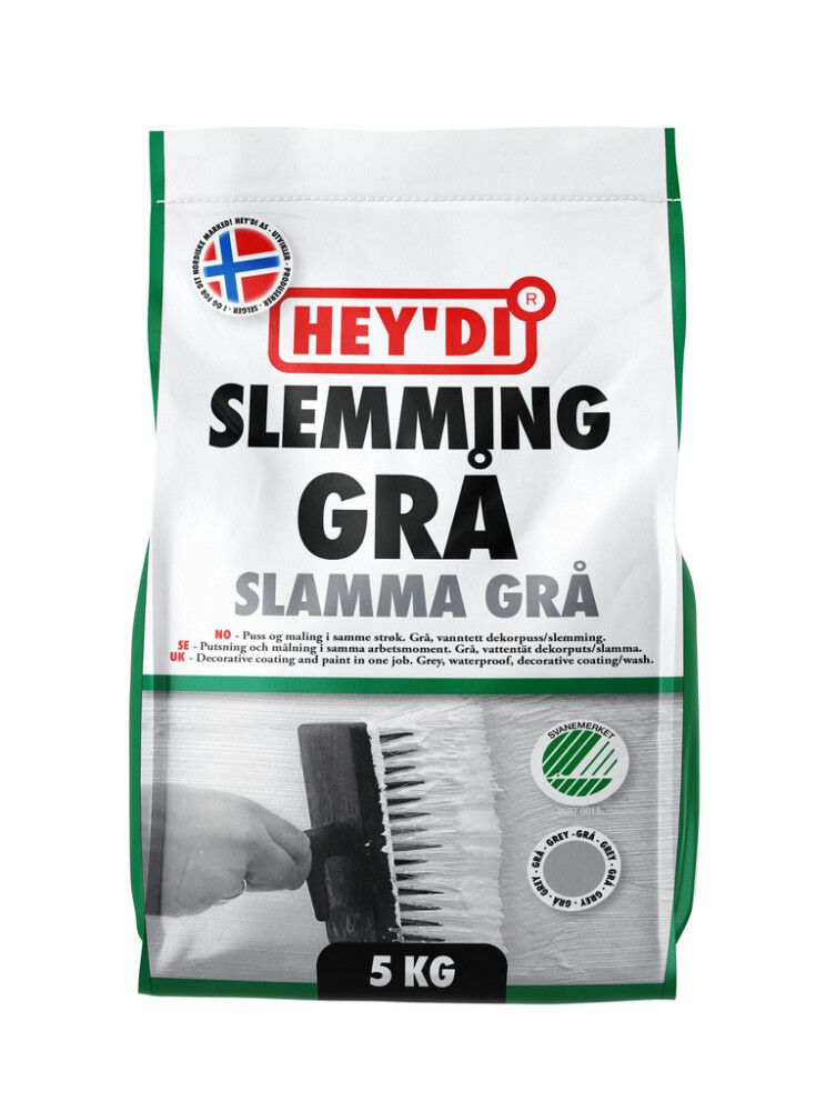 SLEMMING HEY'DI GRÅ 5KG