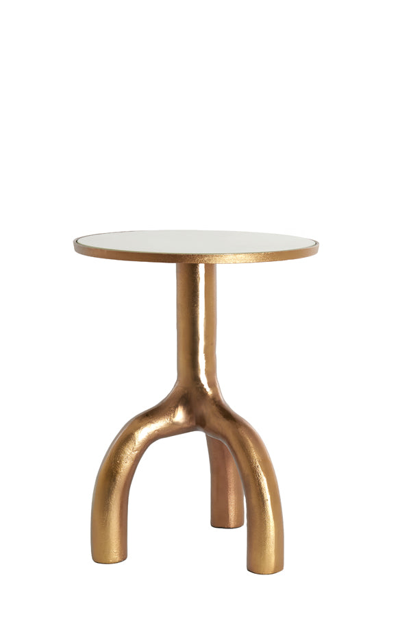 Light & Living bijzettafel MELLO - Ø40.5x53cm - bruin