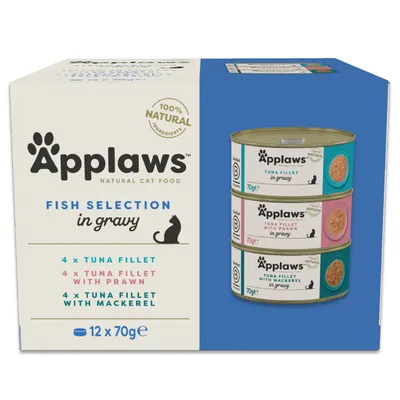 Applaws Adult Cat Cans in Gravy Saver Pack 12 x 70g