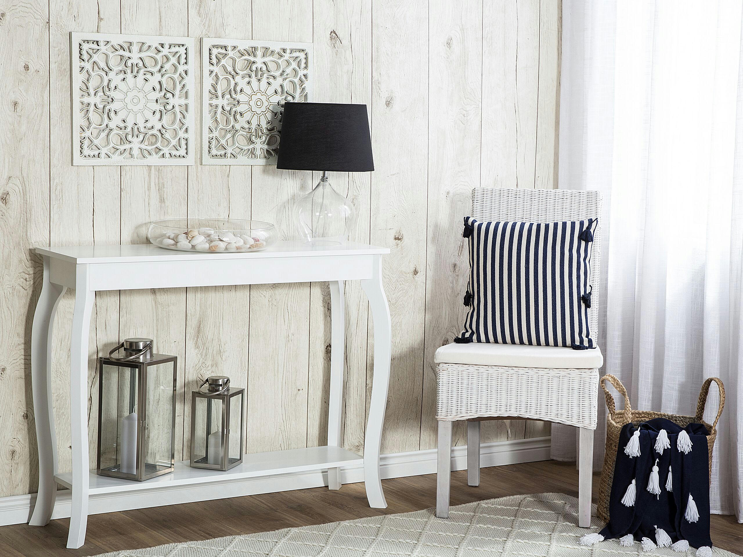 HARTFORD - Table console blanche