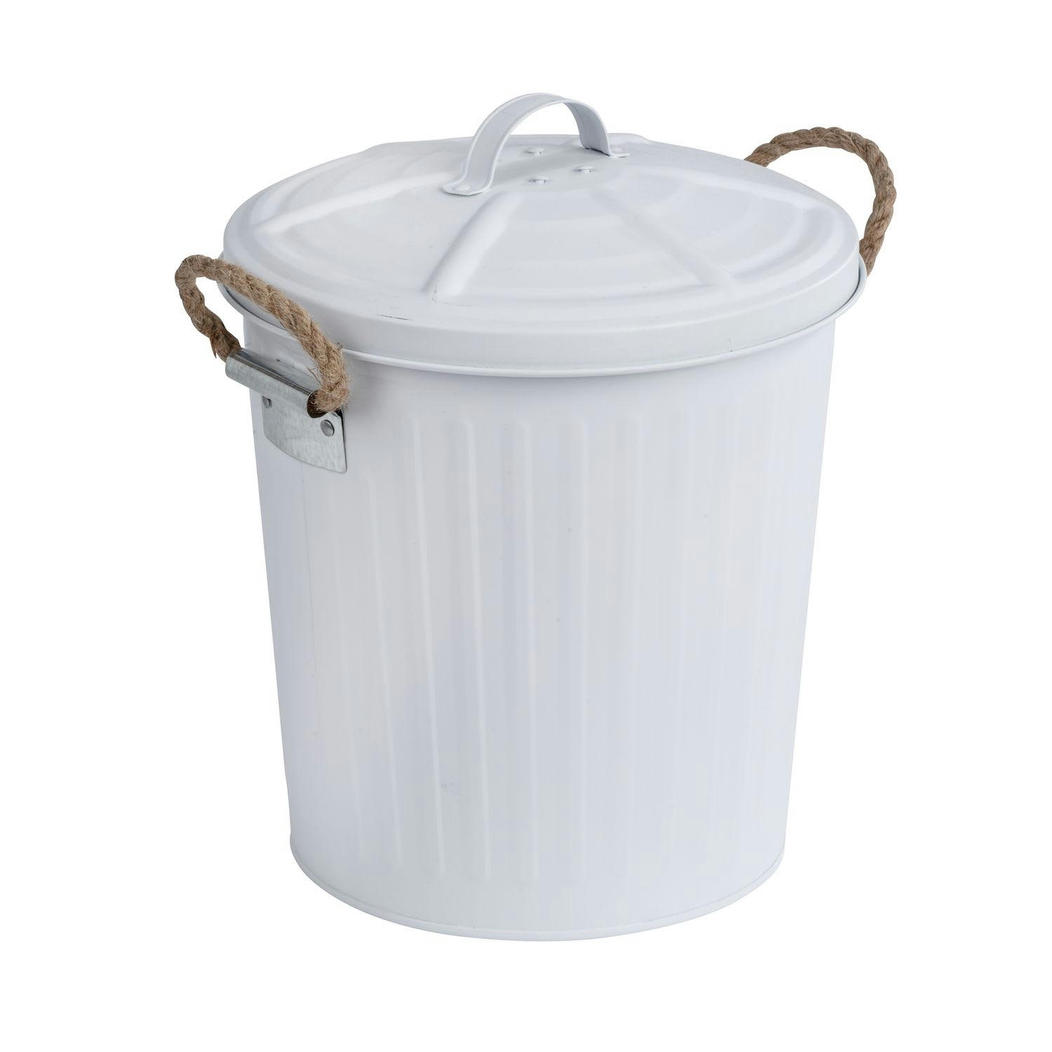 GARA - Poubelle de salle de bain design rétro gara 6 l blanc