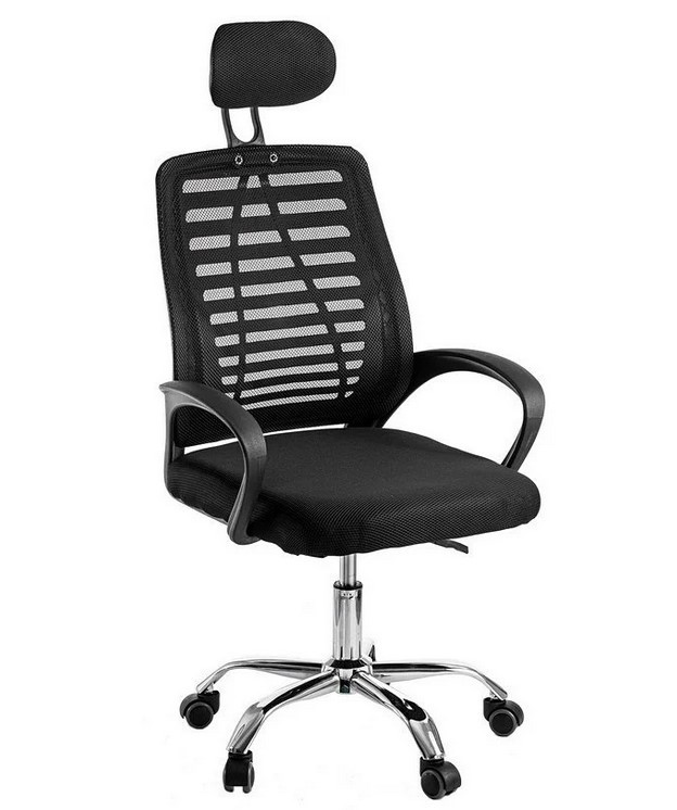 Ergonomiczny fotel obrotowy krzesło biurowe OZI czarny