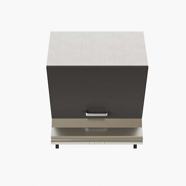 Meuble sur hotte - 60 cm - Caisson coloris Lino