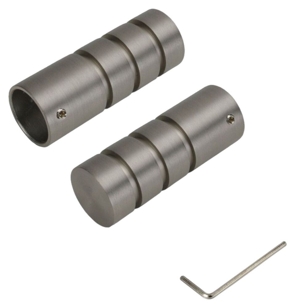 ENDESTYKKE LIEDECO PUR RUND 20MM FORKROMMET MED RILLER