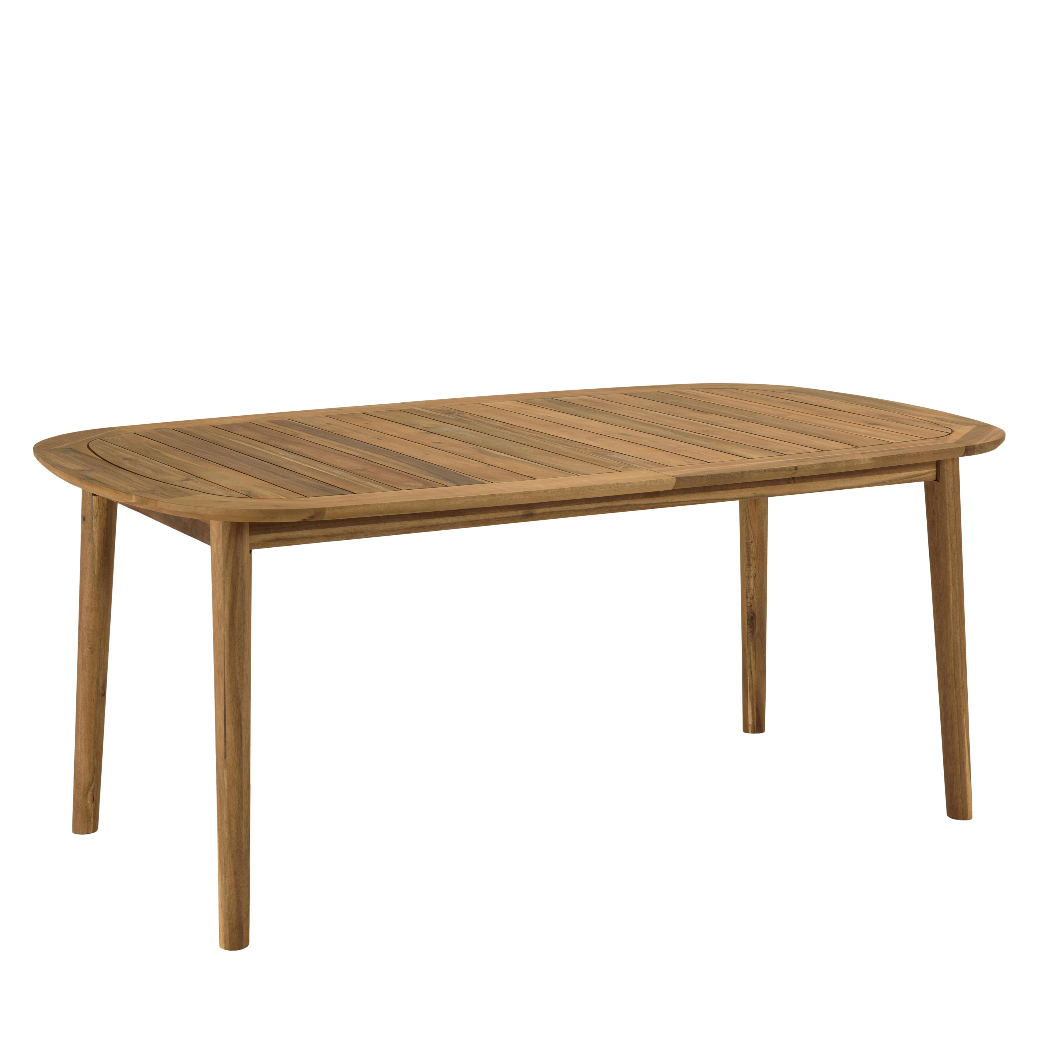 Table de jardin extensible en acacia huilé 180/240x110cm OSTIA