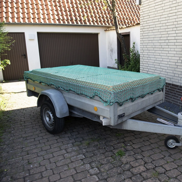 Anhängernetz, (B x L): 1,8 x 3,5 m, Maschenweite: 45 x 45, Kordelstärke: 6 mm