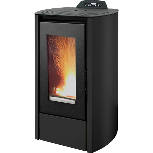 Pelletofen, »Puro Nova«, LxBxH: 56x44x82,5 cm, schwarz