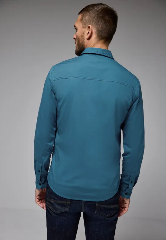 Popeline Stretch Hemd