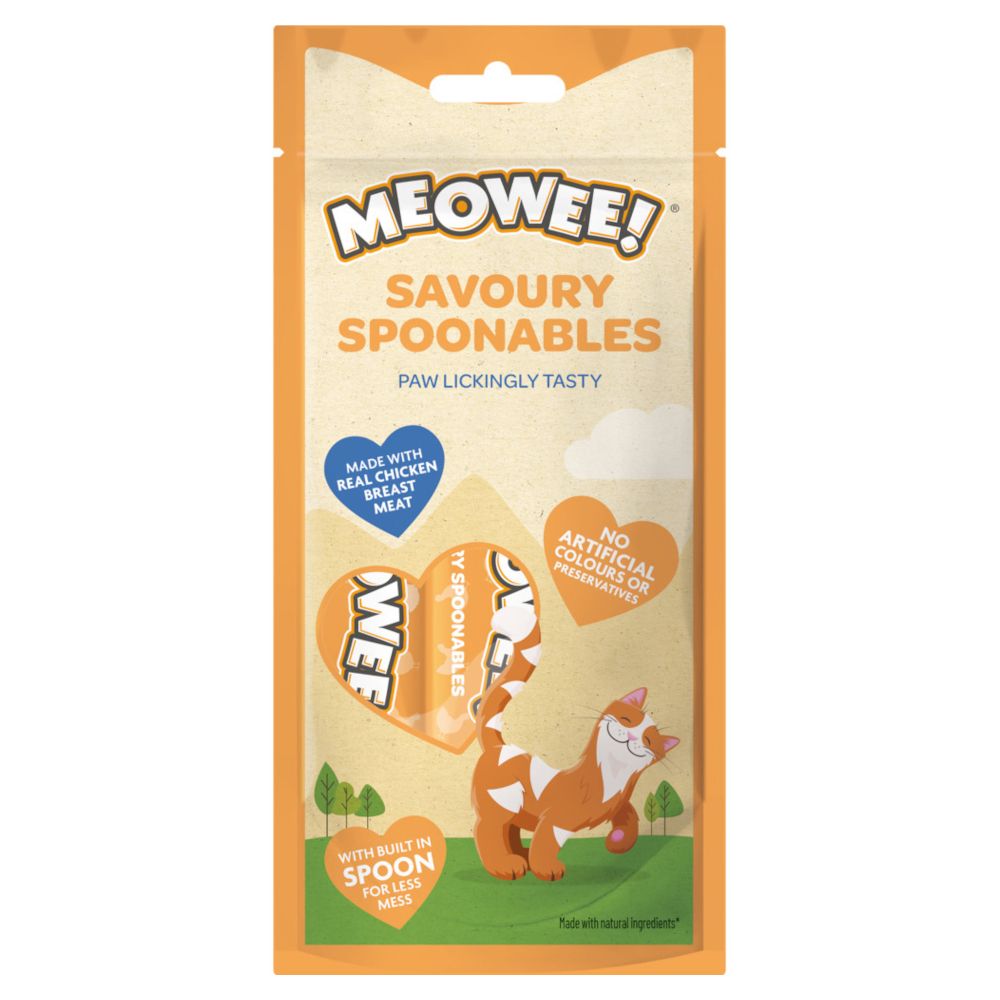 3 x Meowee! Cat Treats - 2 + 1 Free! *