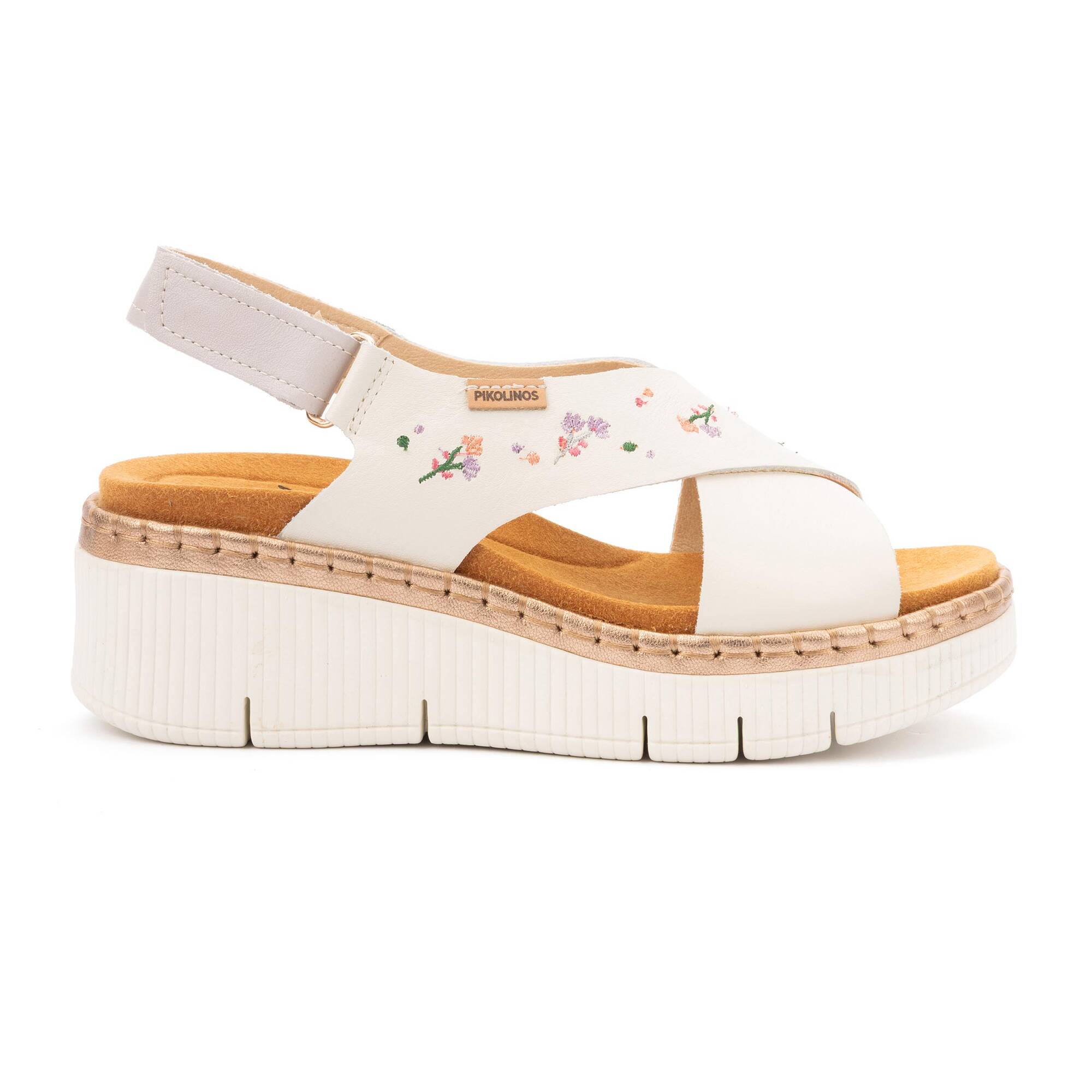 GOMERA - Sandalias con cierre adherente y cuña para mujer