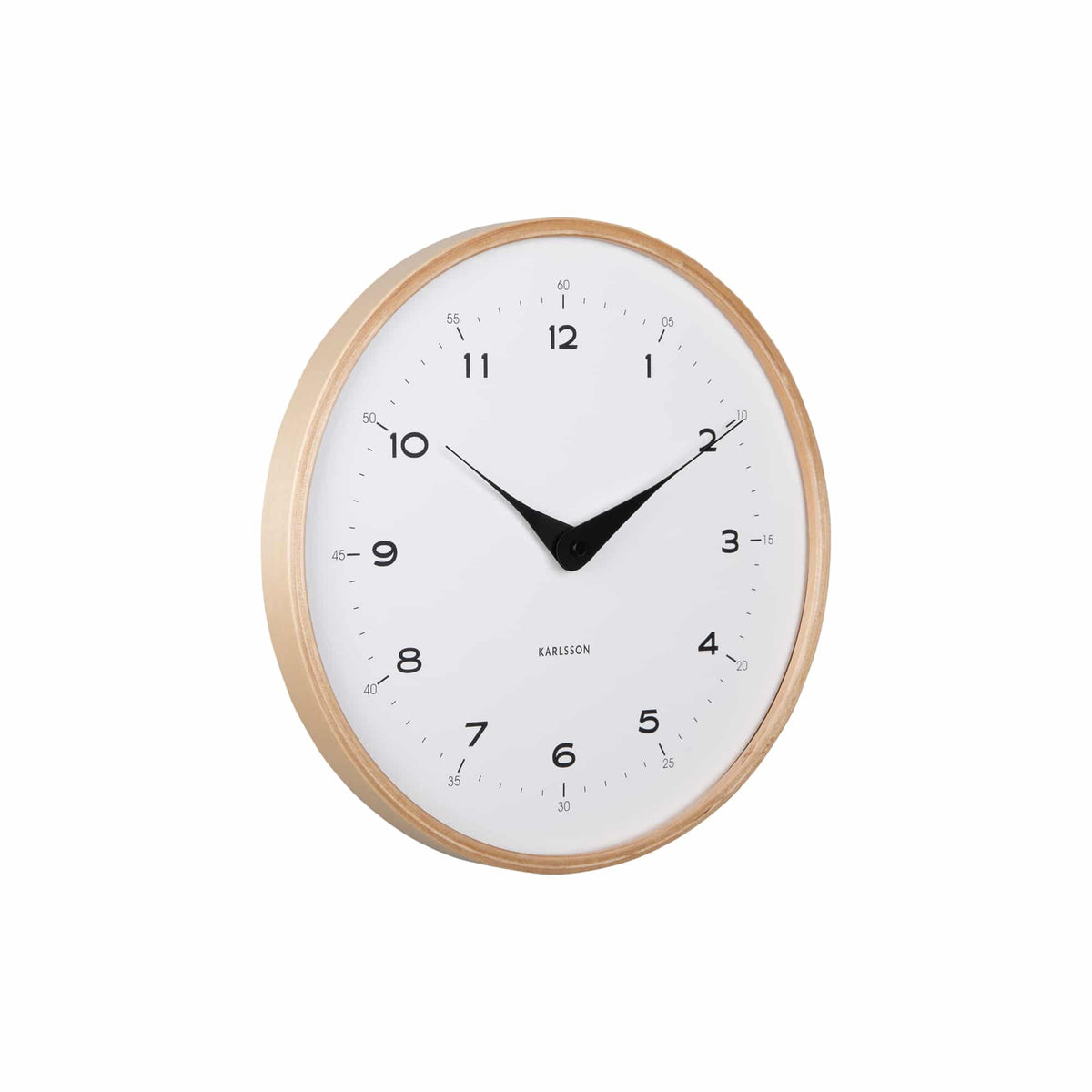 Karlsson wandklok Osado Dome - wit - Ø30cm