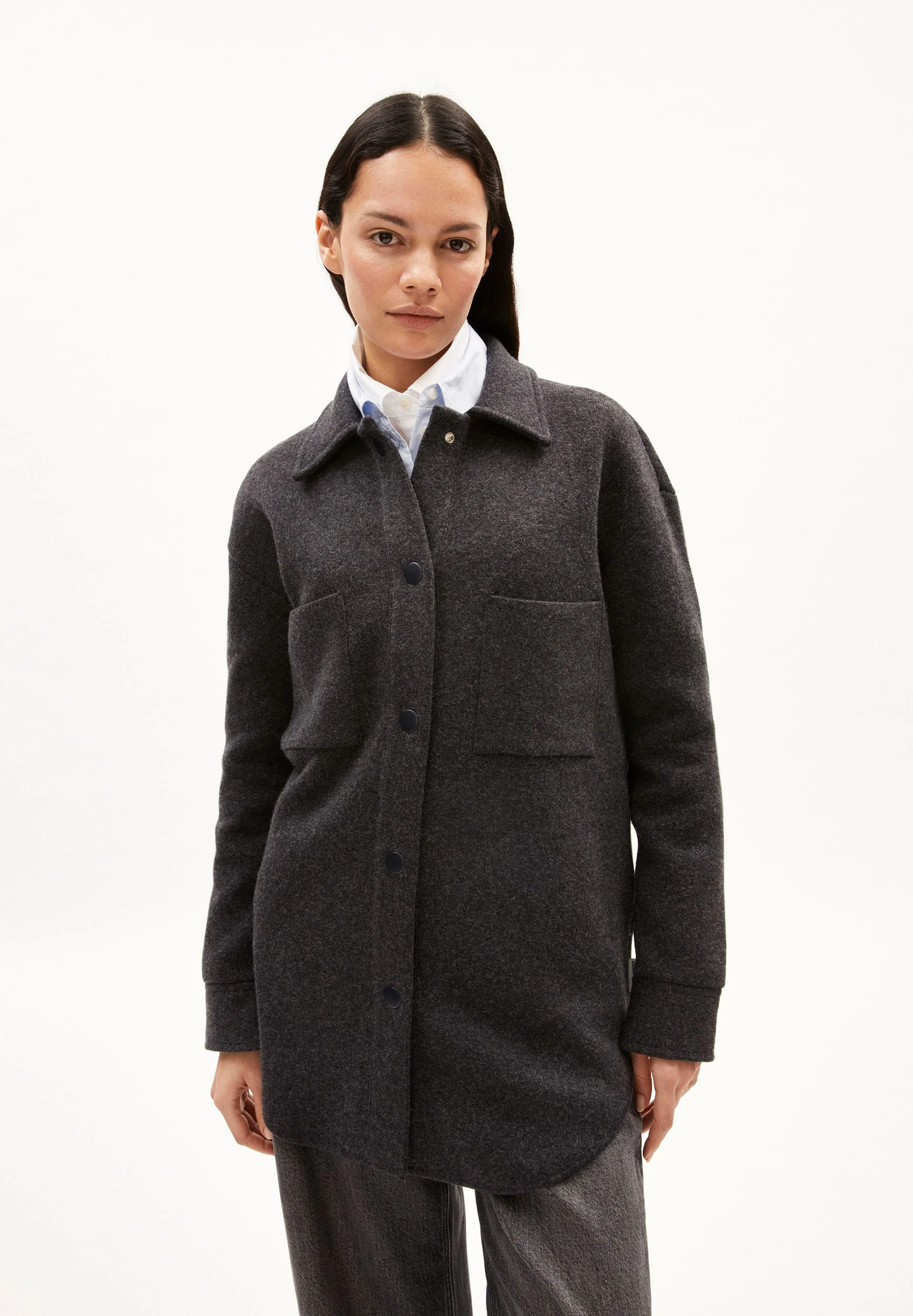 ALMARAA STRICK-OVERSHIRT