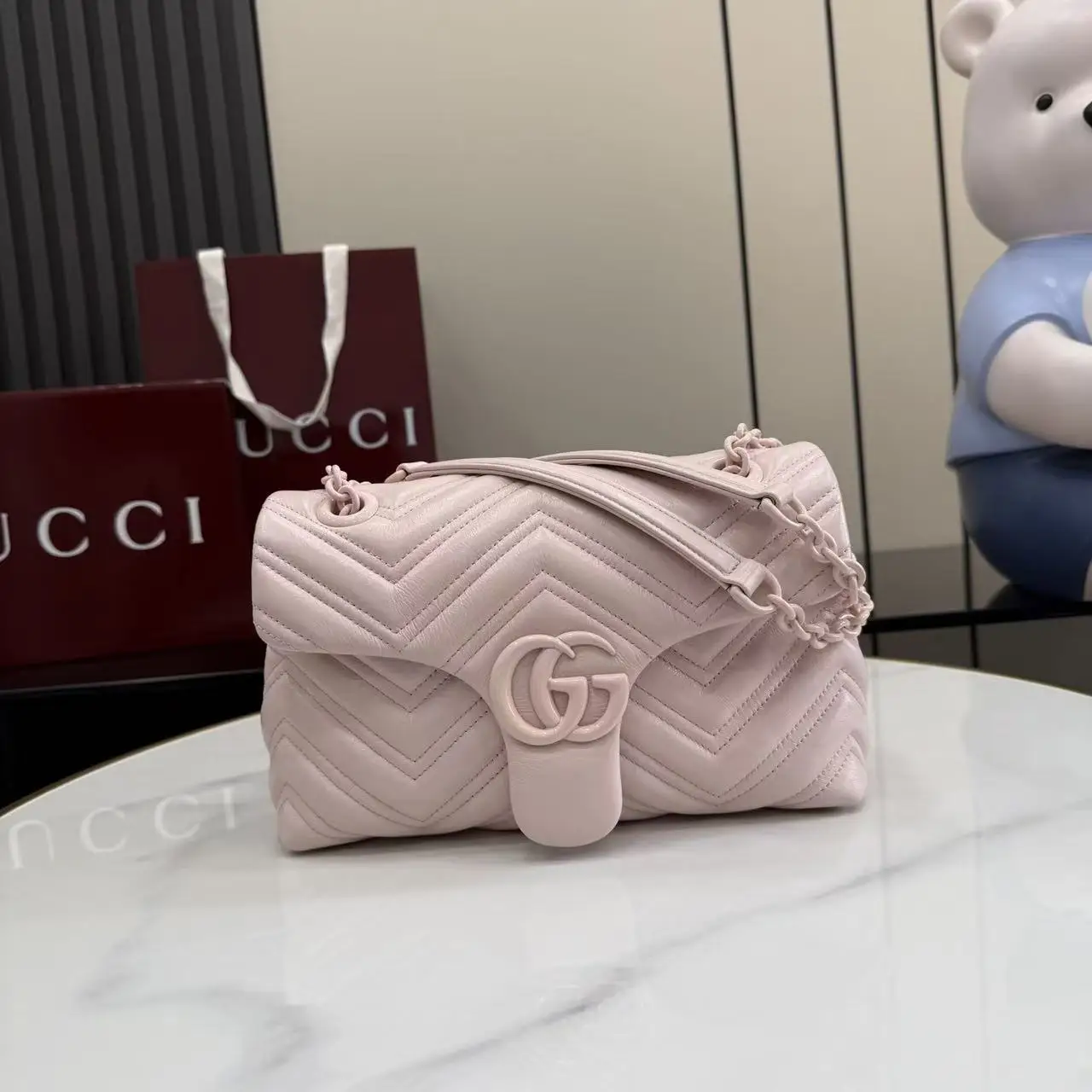 Gucci GG Marmont Small/Mini Shoulder Bag (10A Mirror Version)