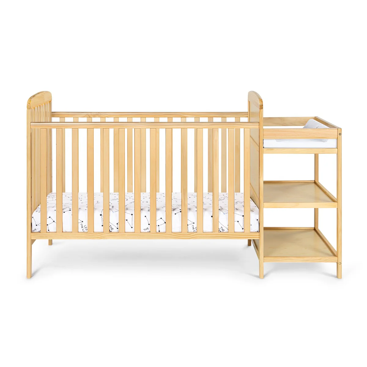 Ramsey Crib and Changer Combo Natural