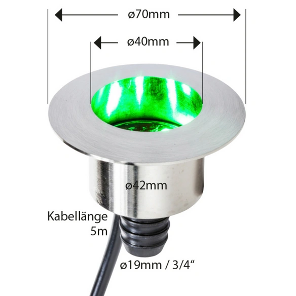 RGB-Schlauchanschluss »Smart Light«, Integrierte LED, RGB (mehrfarbig), 3 W