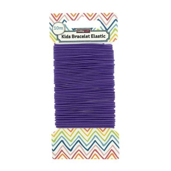 Purple Bracelet Elastic 10m