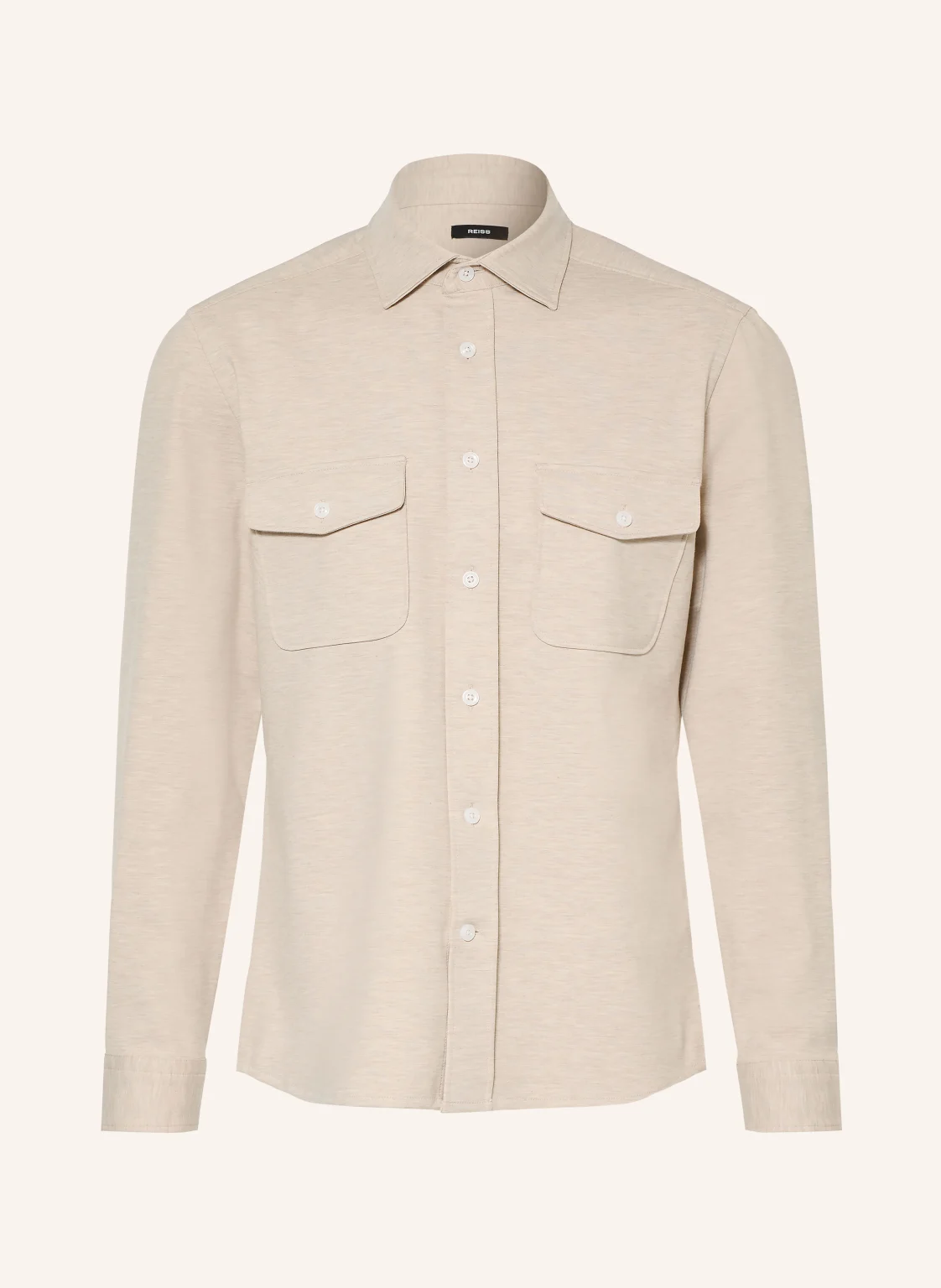 REISS Overshirt MCSHANE aus Jersey