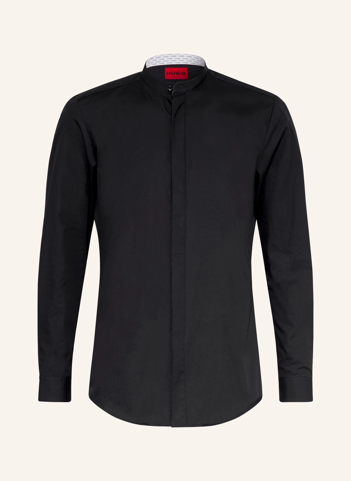 HUGO Hemd KALEB Slim Fit mit Stehkragen