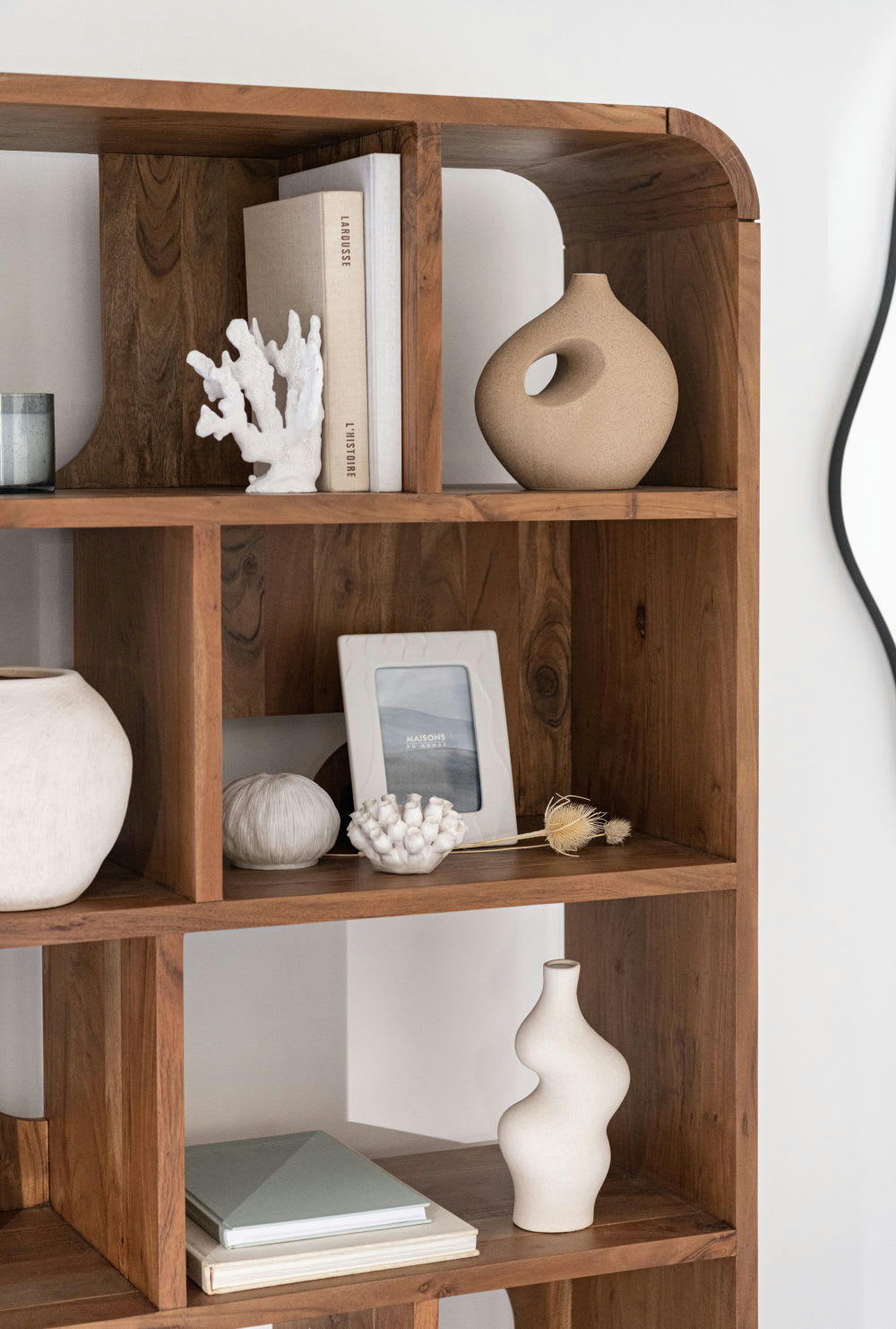 - Statuette corail blanc H17