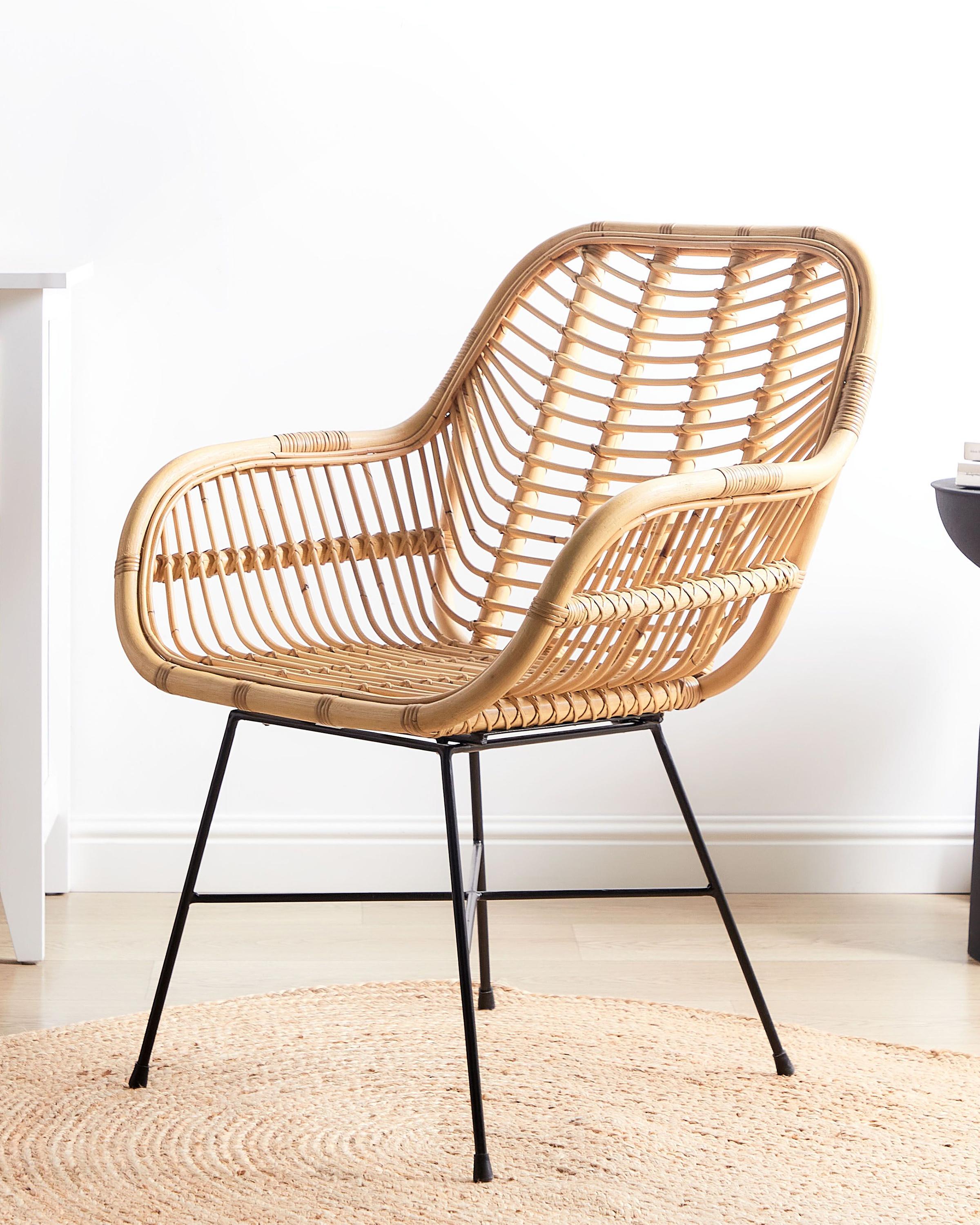 Dining Chair CANORA Rattan Natural