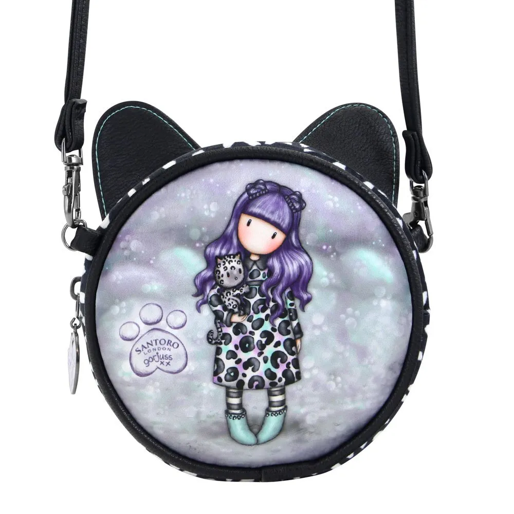 Santoro London Mini Round Gorjuss™ Smitten Kitten crossbody