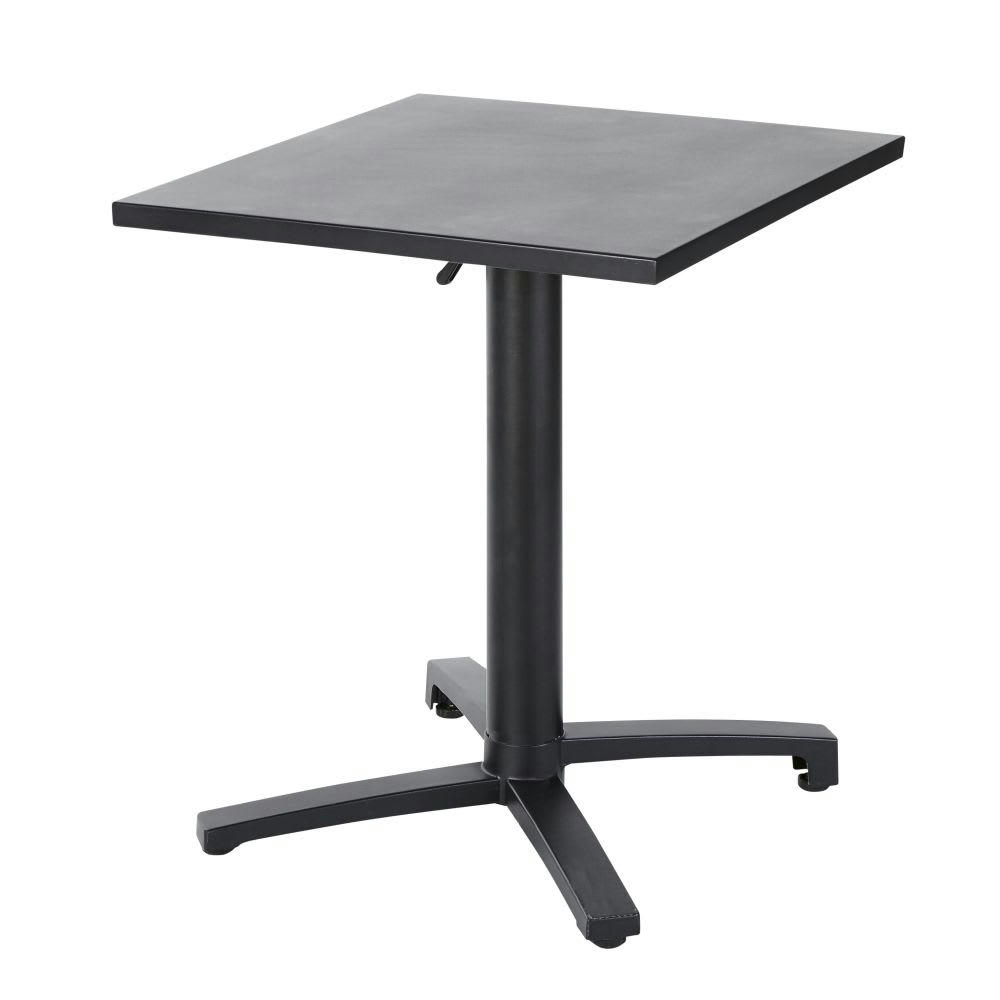 Pia Business - Table de jardin professionnelle en métal noir L60